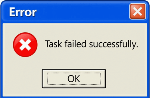 Great error message from Windows